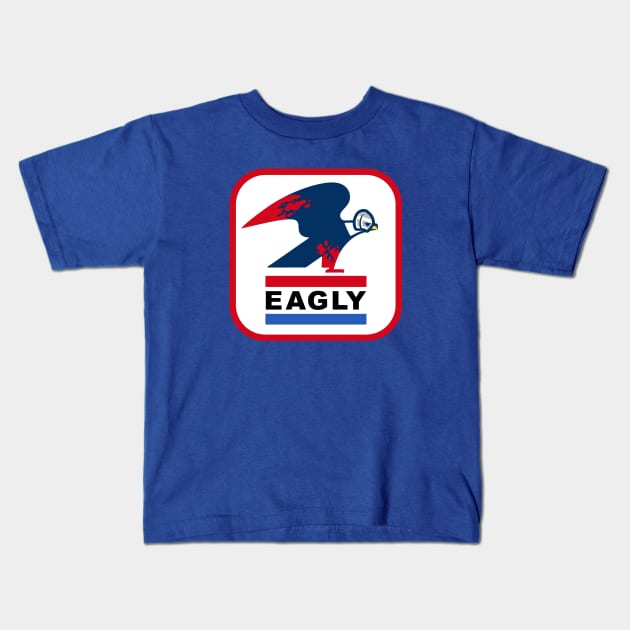 US Eagly Kids T-Shirt by harebrained